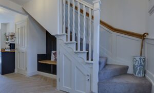 westview cottage hallway and stairs