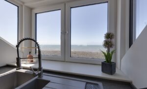 the view from the kitchen - westview cottage Port William sea view